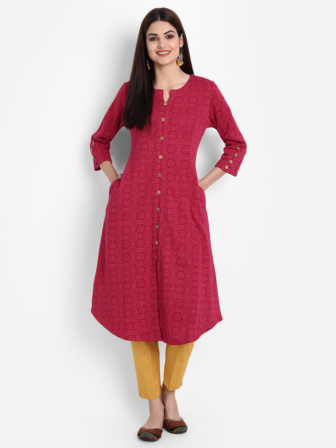 Kurti for Womens With Leggings  Indian Printed Rayon Dress Kurtis
